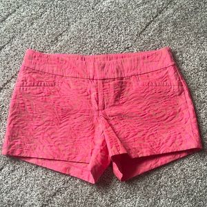 Lilly Pulitzer Hot Pink pattern short 0